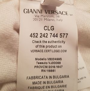 Men's Versace Polo shirt.